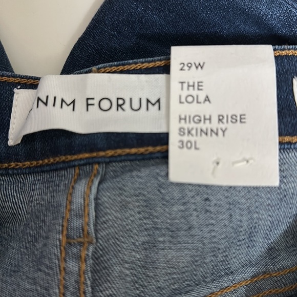 Denim Forum blue jeans size 29 - Picture 2 of 3